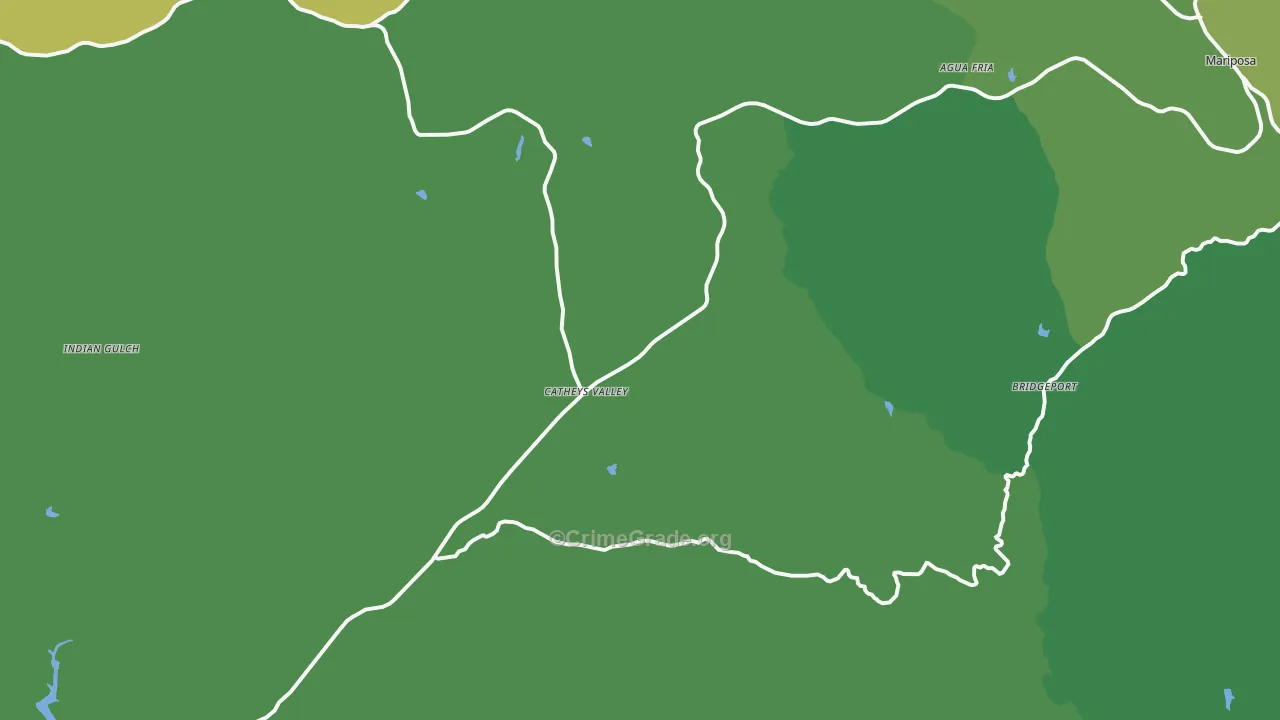 95306, CA Map of Vehicle Theft Rates