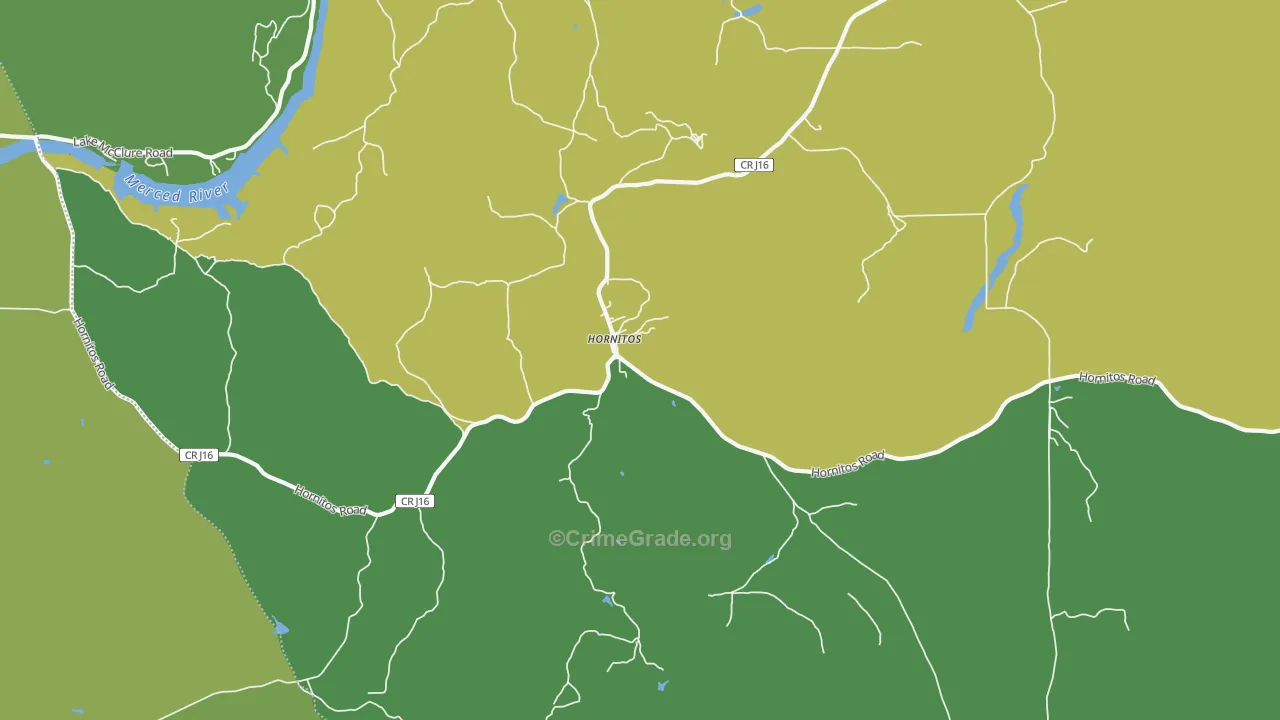 95325, CA Map of Vehicle Theft Rates