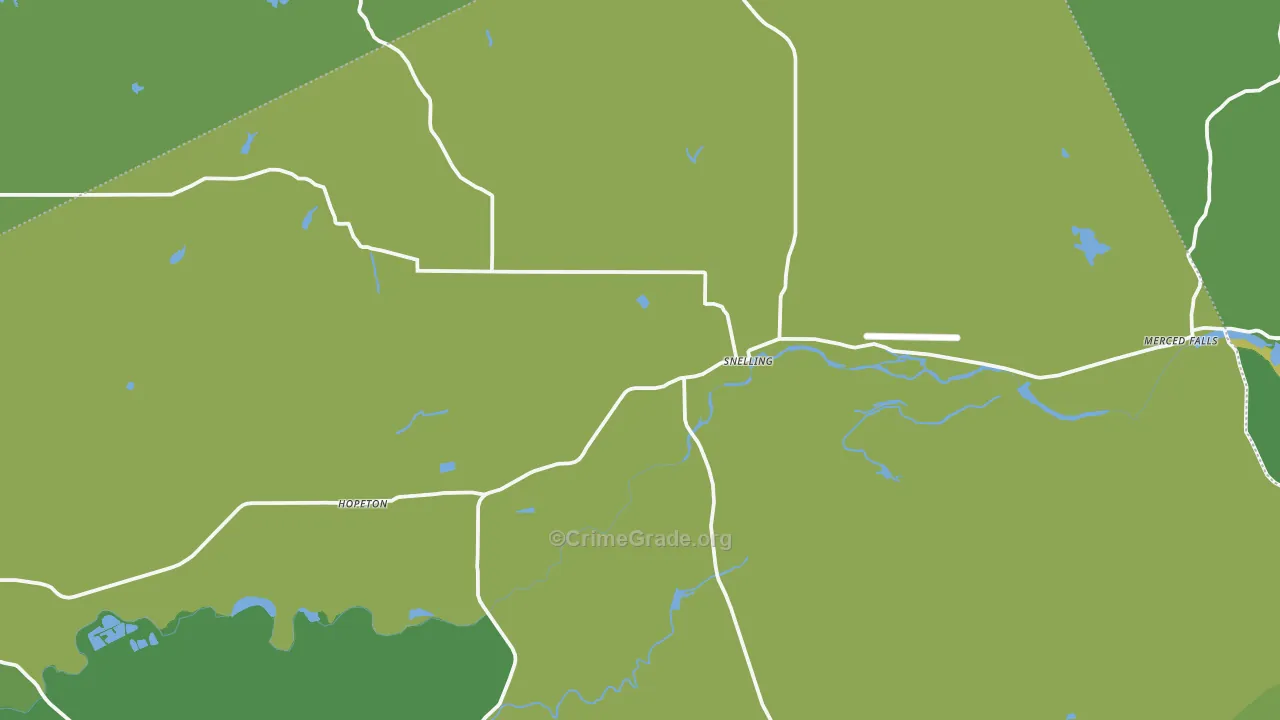 95369, CA Map of Vehicle Theft Rates