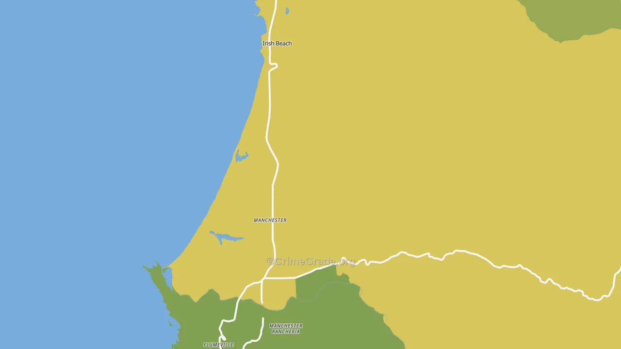 95459, CA Map of Vehicle Theft Rates