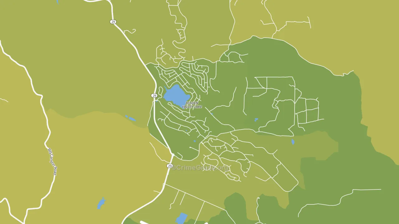 95467, CA Map of Vehicle Theft Rates