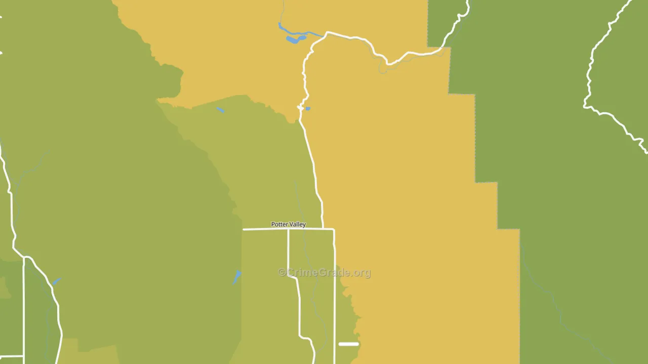 95469, CA Map of Vehicle Theft Rates