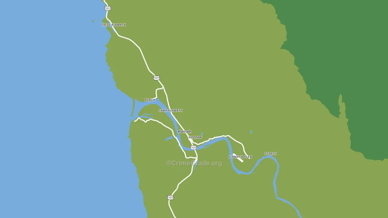 95548, CA Map of Vehicle Theft Rates