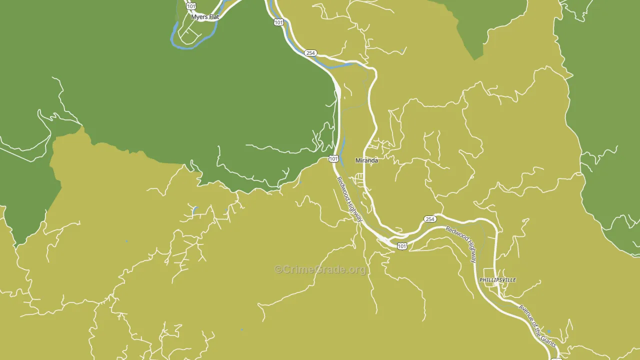 95553, CA Map of Vehicle Theft Rates