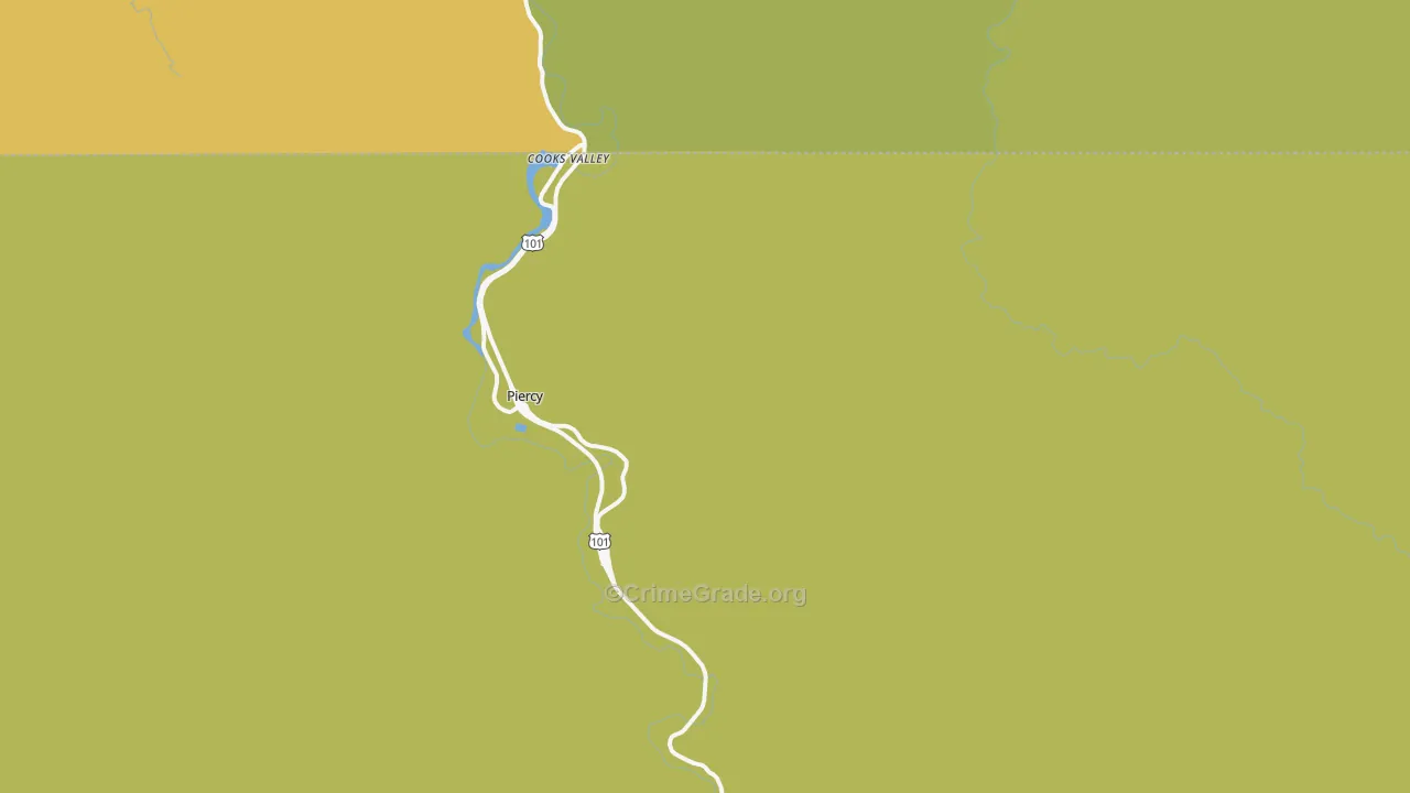 95587, CA Map of Vehicle Theft Rates