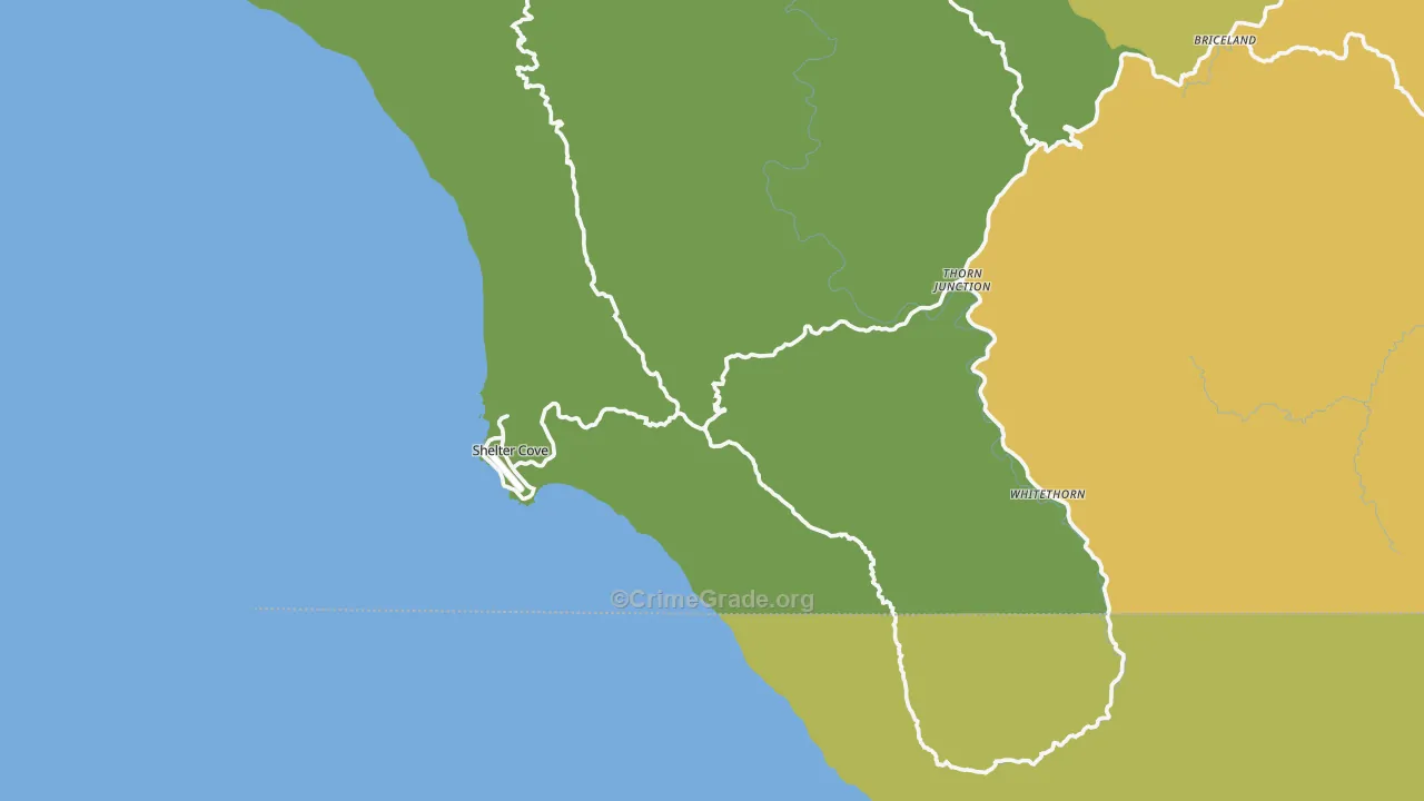 95589, CA Map of Vehicle Theft Rates