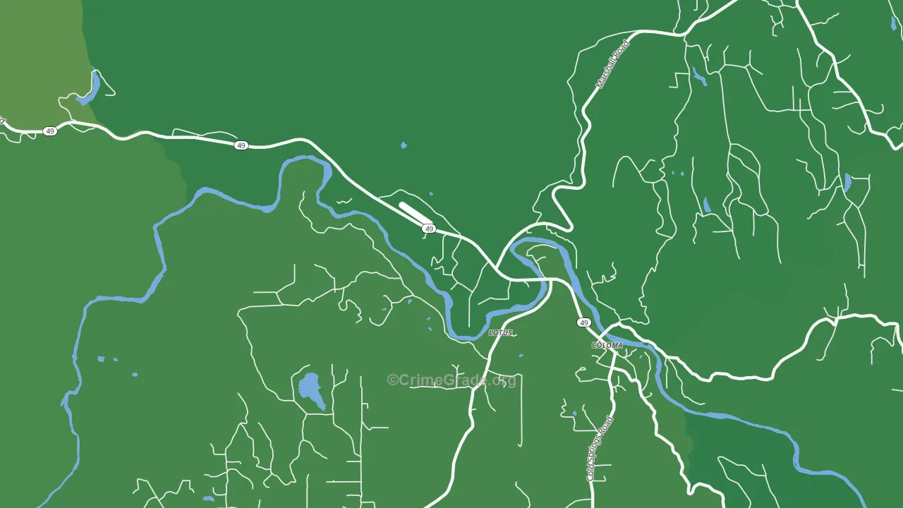 95651, CA Map of Vehicle Theft Rates