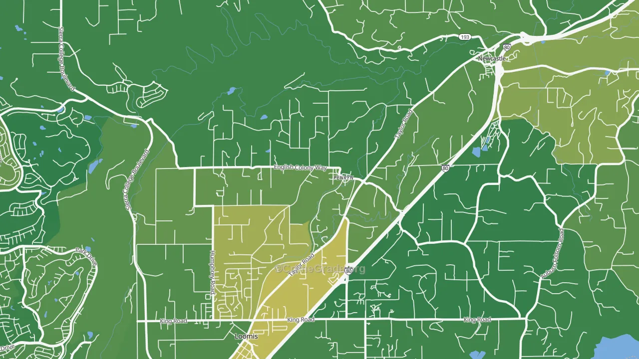95663, CA Map of Vehicle Theft Rates