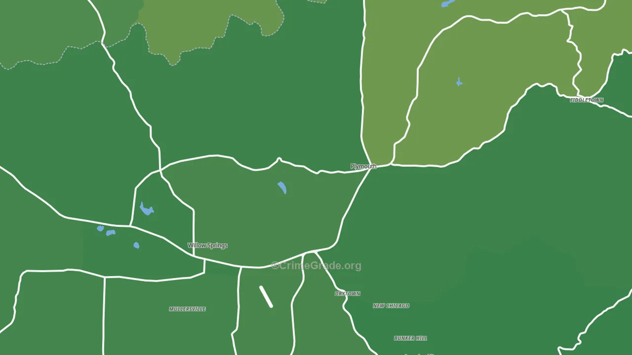 95669, CA Map of Vehicle Theft Rates