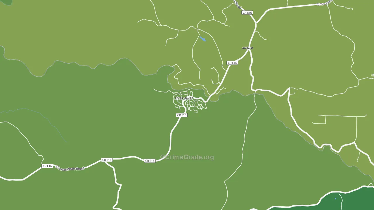 95675, CA Map of Vehicle Theft Rates