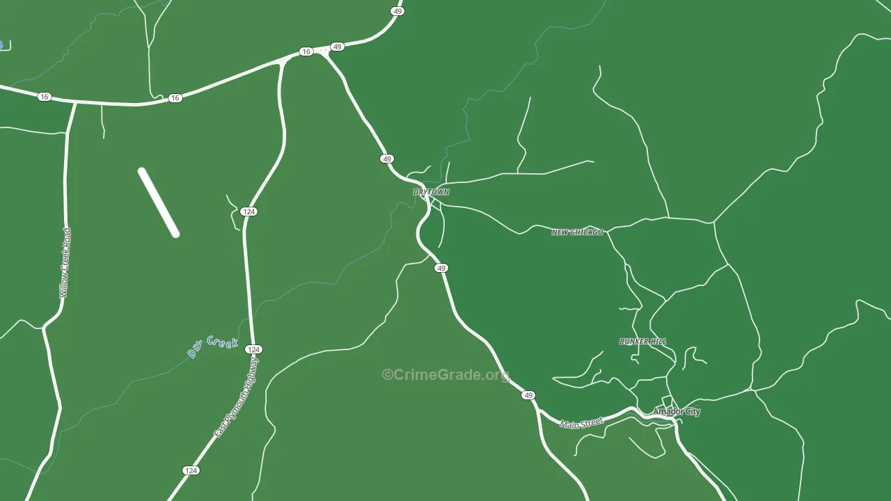 95699, CA Map of Vehicle Theft Rates