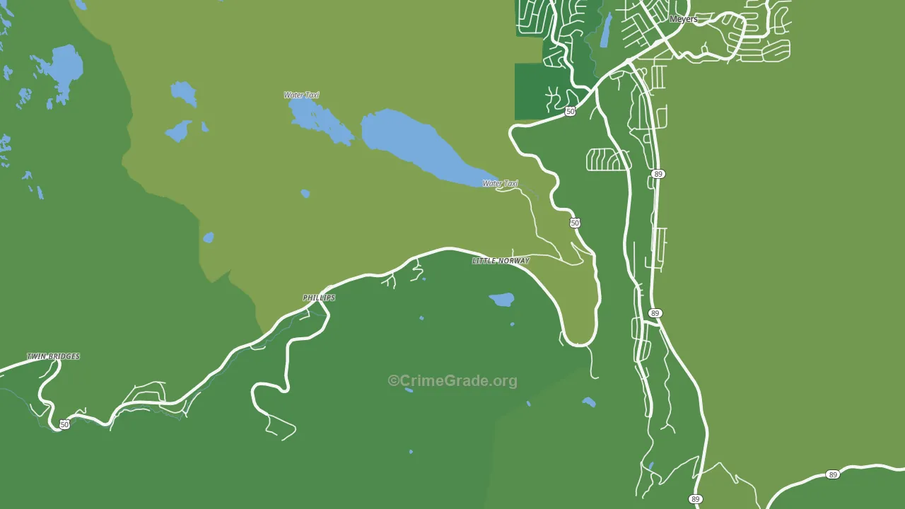 95721, CA Map of Vehicle Theft Rates