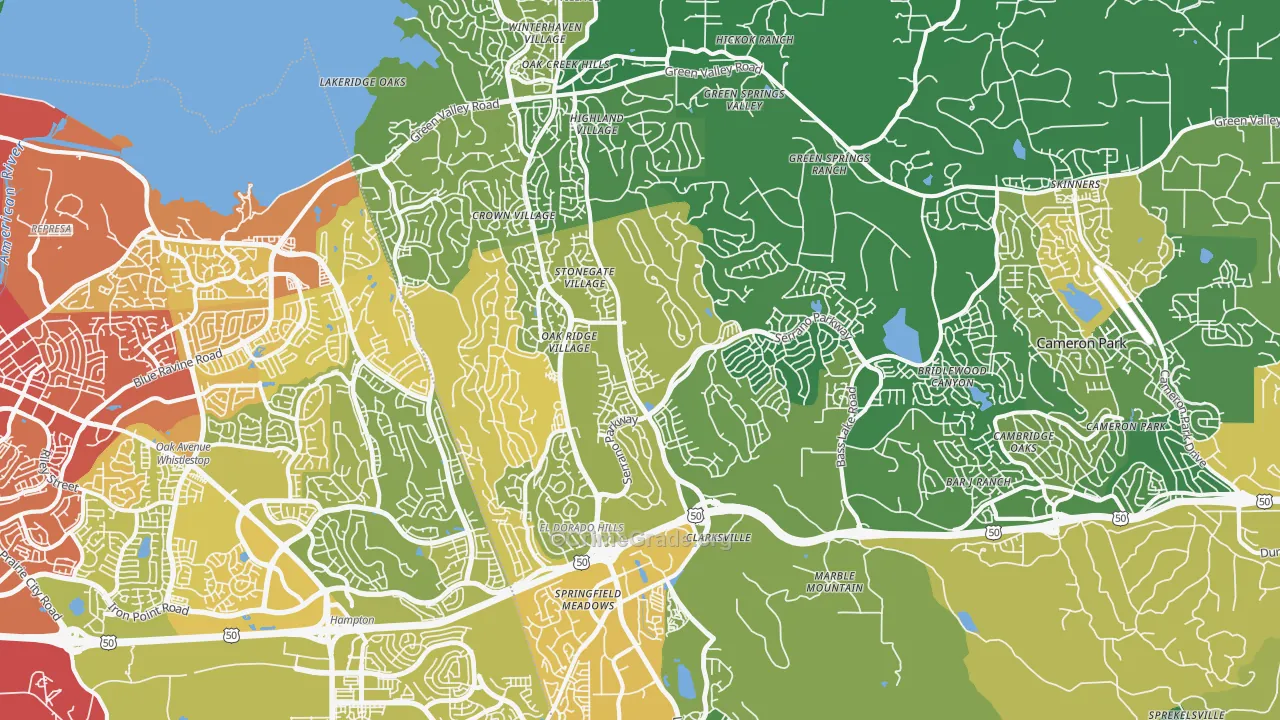 95762, CA Map of Vehicle Theft Rates