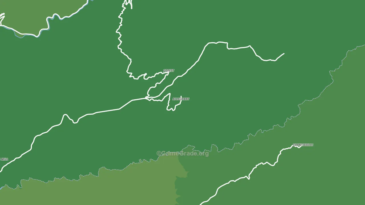 95910, CA Map of Vehicle Theft Rates