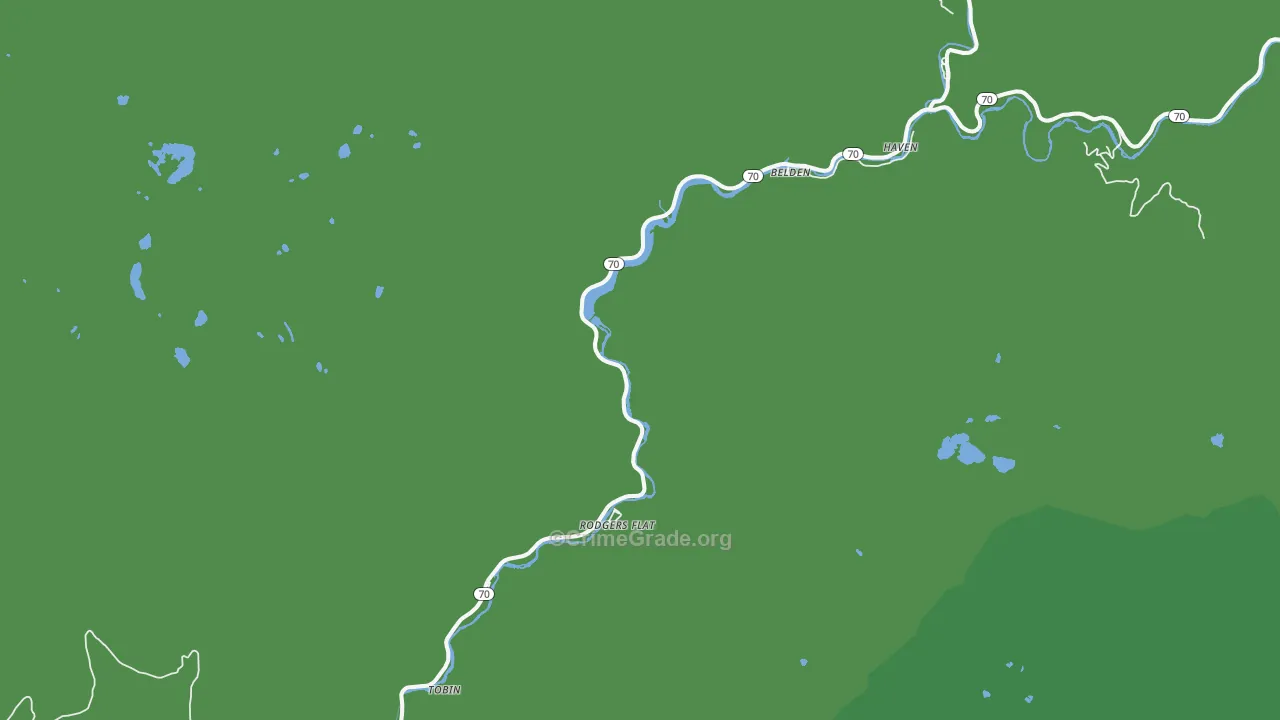 95915, CA Map of Vehicle Theft Rates