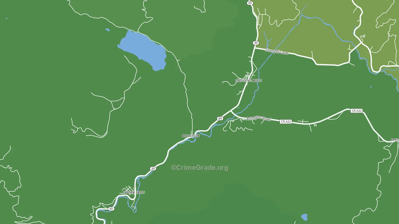 95934, CA Map of Vehicle Theft Rates