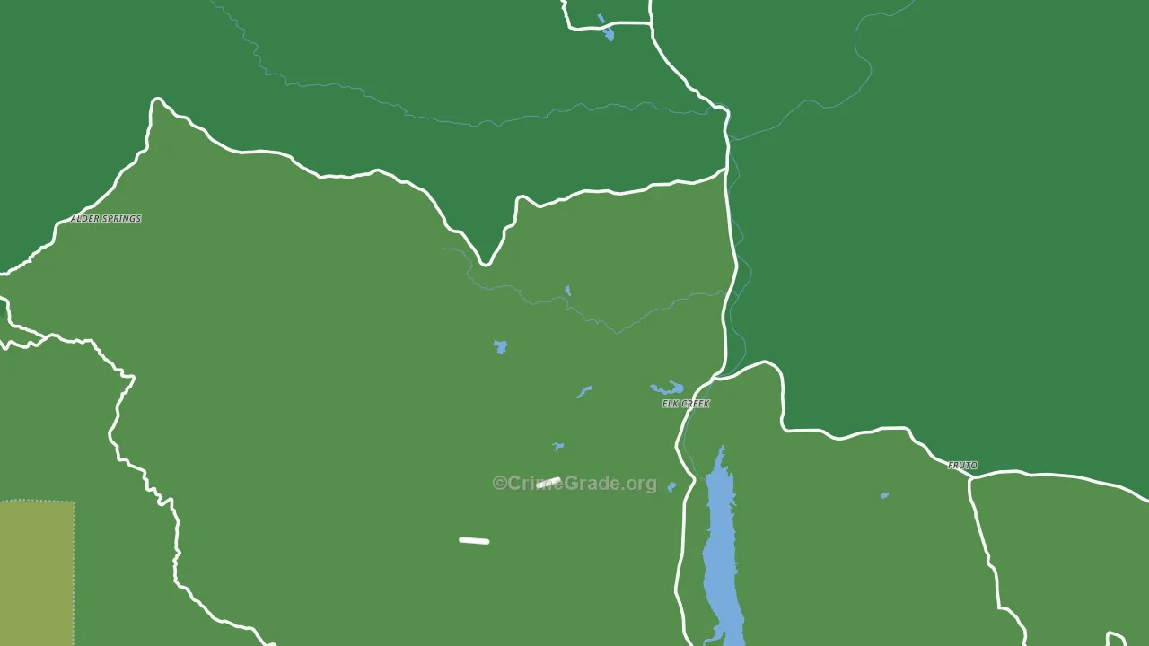 95939, CA Map of Vehicle Theft Rates