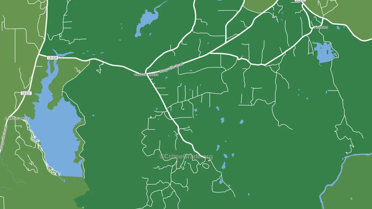95962, CA Map of Vehicle Theft Rates