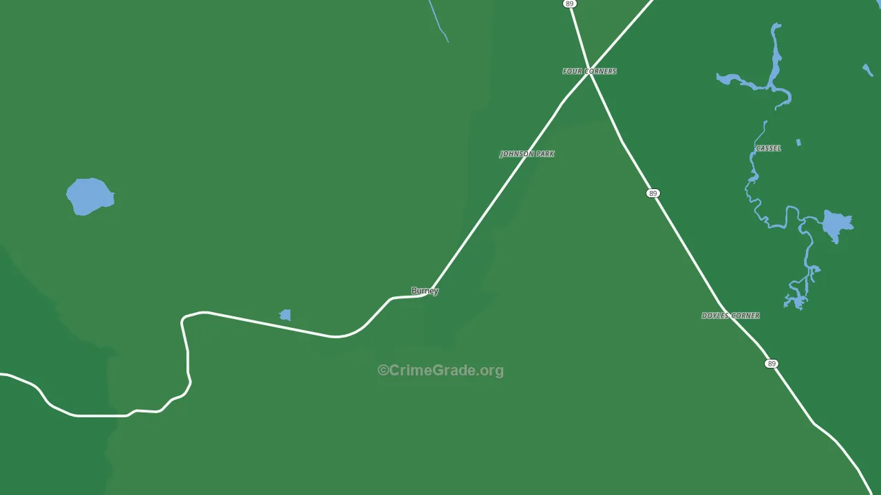 96013, CA Map of Vehicle Theft Rates