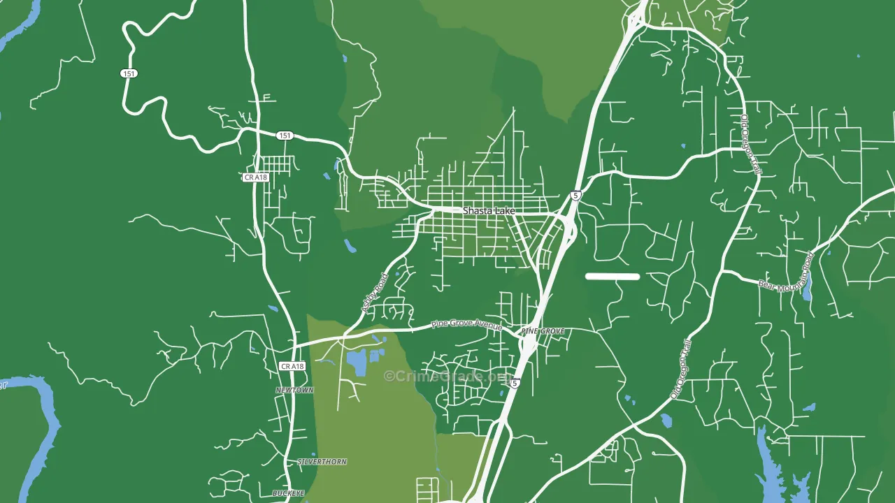96019, CA Map of Vehicle Theft Rates