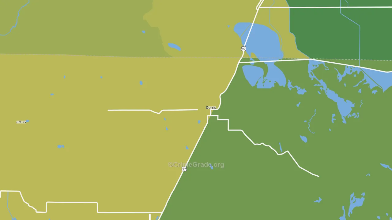 96023, CA Map of Vehicle Theft Rates