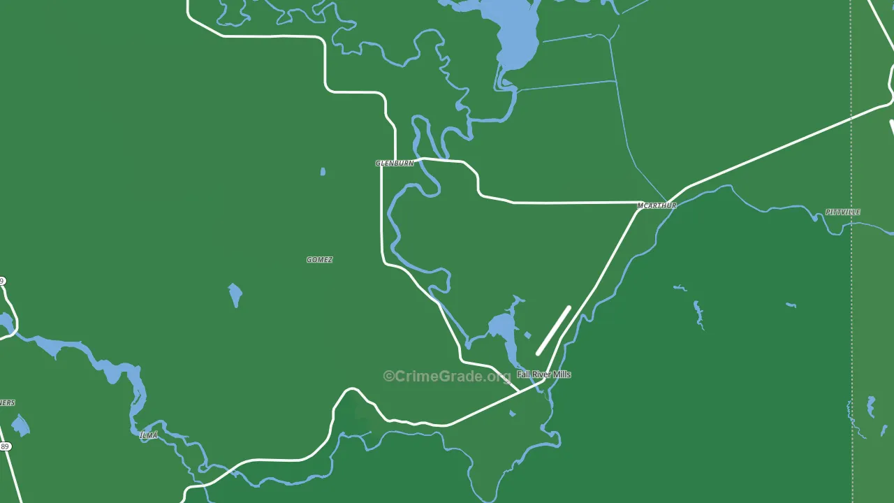 96028, CA Map of Vehicle Theft Rates
