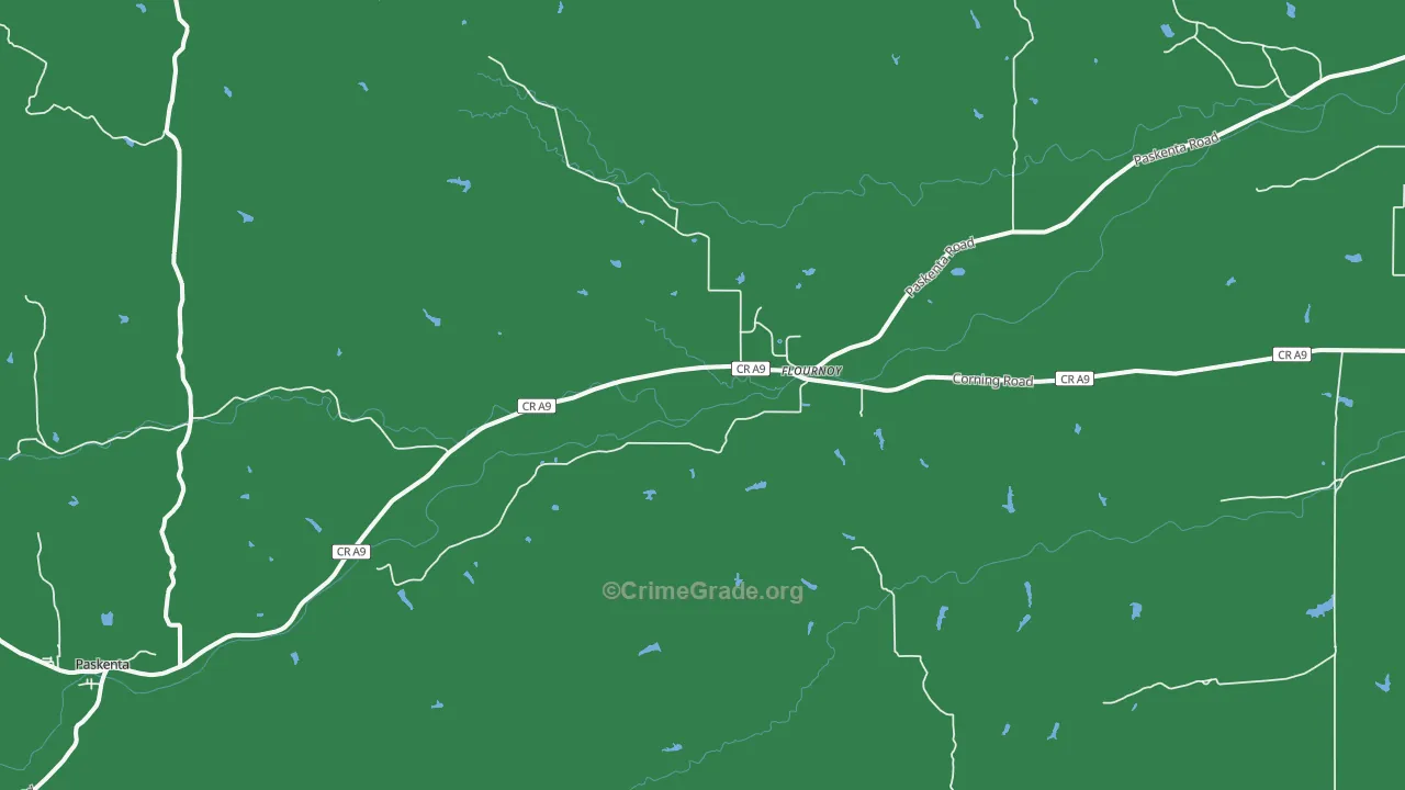 96029, CA Map of Vehicle Theft Rates