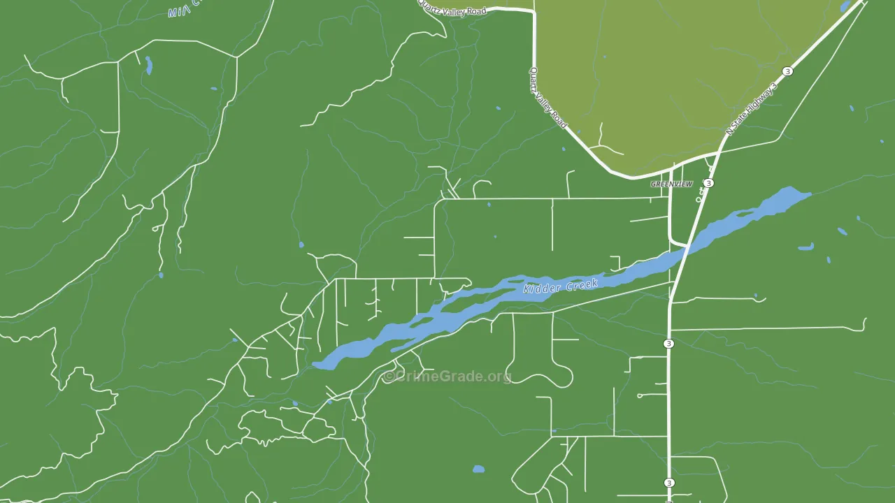 96037, CA Map of Vehicle Theft Rates