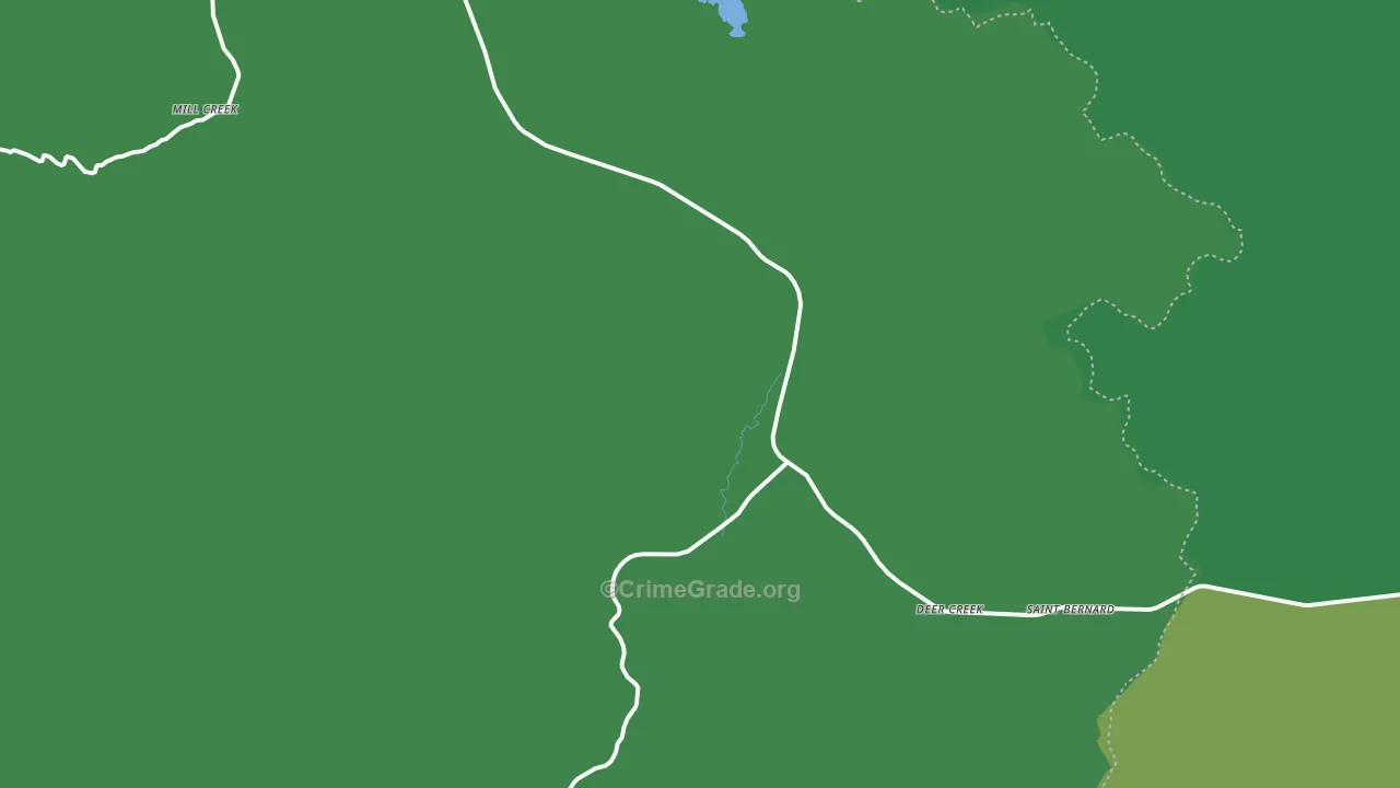 96061, CA Map of Vehicle Theft Rates