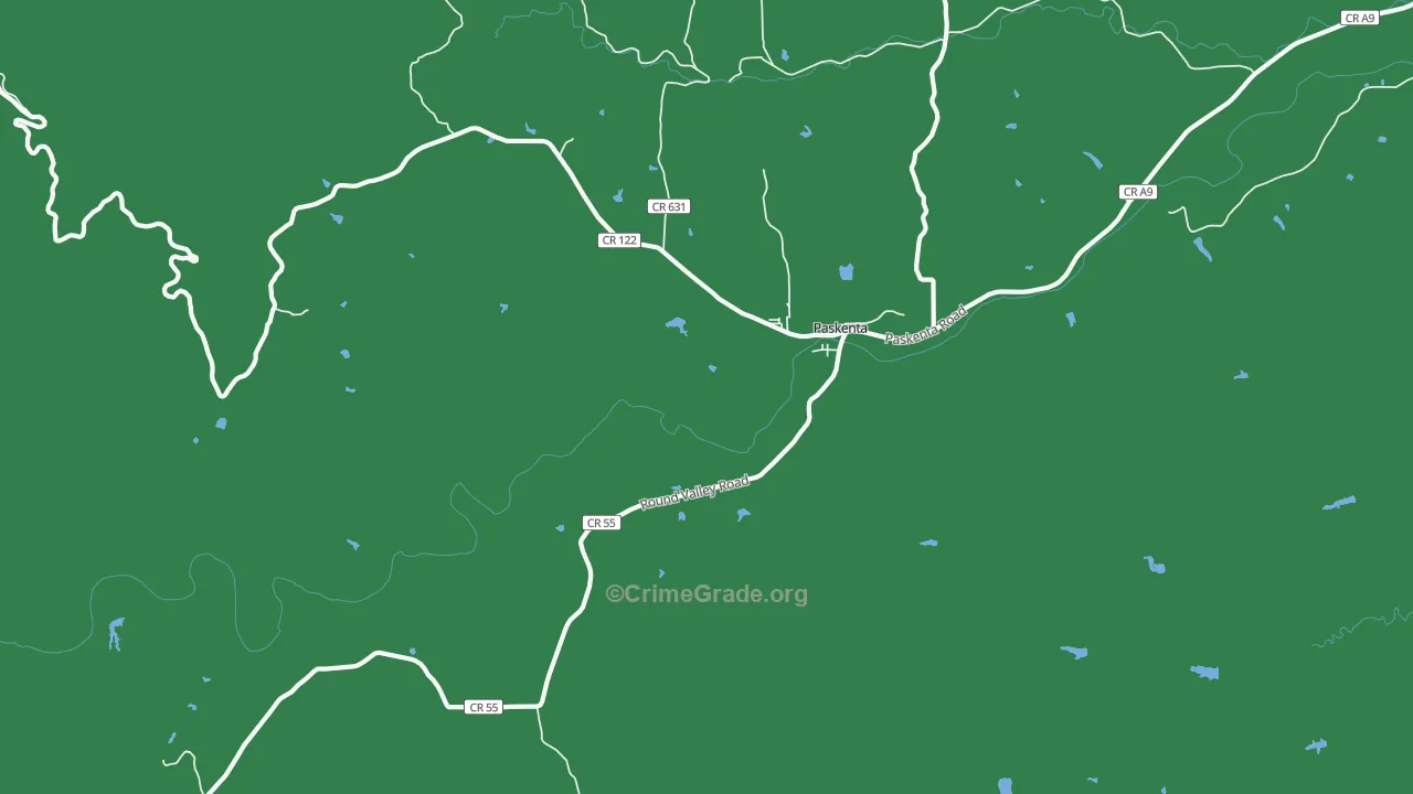 96074, CA Map of Vehicle Theft Rates
