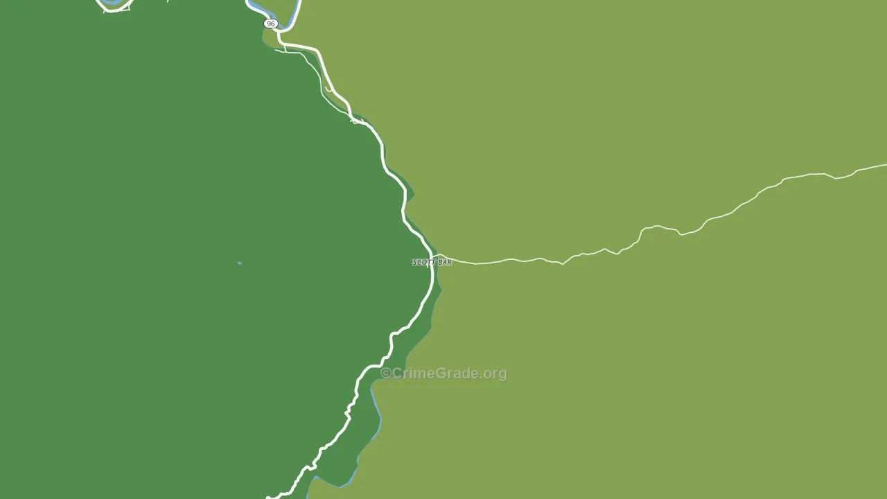 96085, CA Map of Vehicle Theft Rates