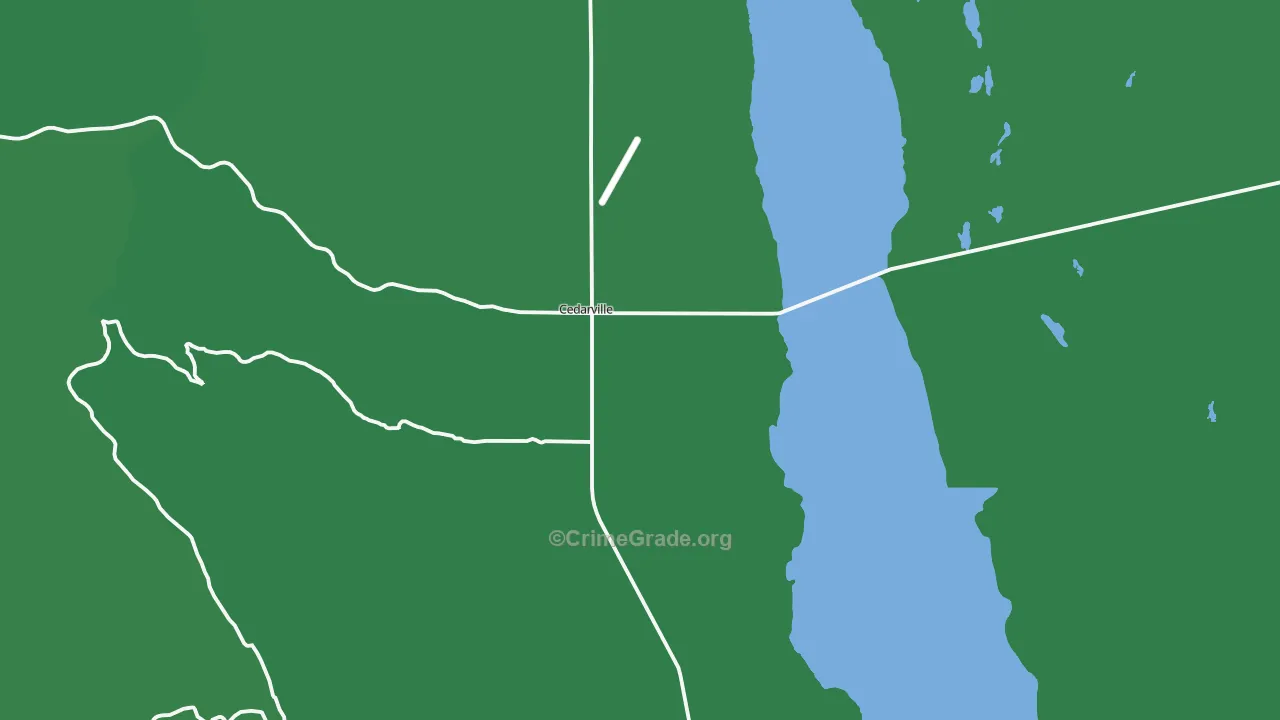 96104, CA Map of Vehicle Theft Rates