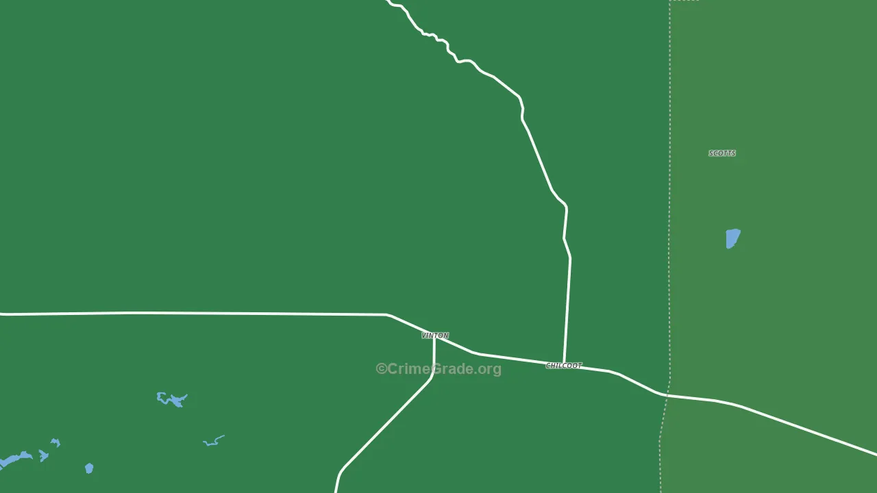 96105, CA Map of Vehicle Theft Rates