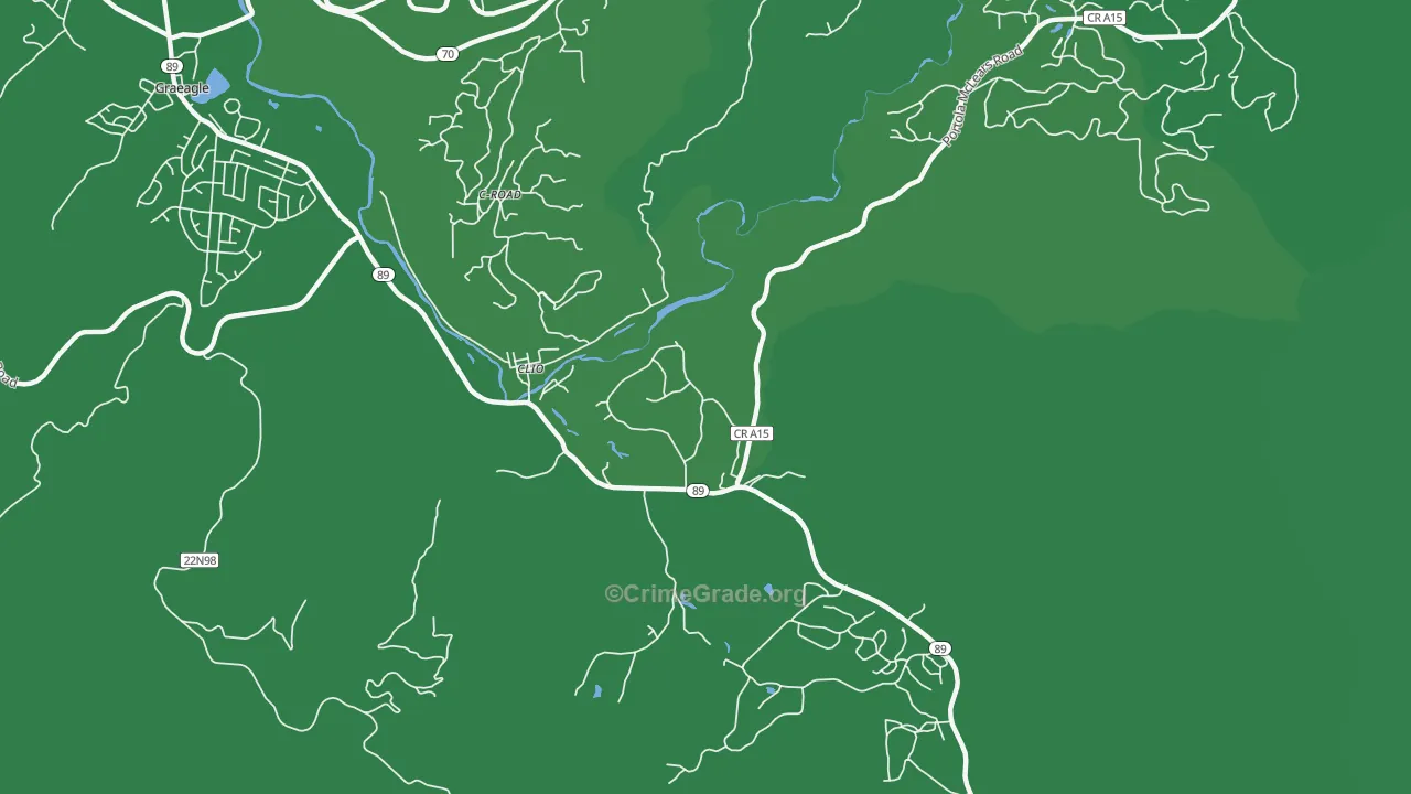 96106, CA Map of Vehicle Theft Rates