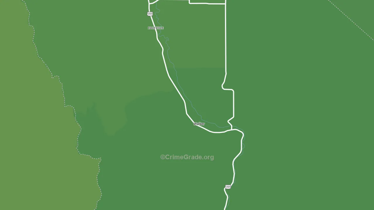 96107, CA Map of Vehicle Theft Rates