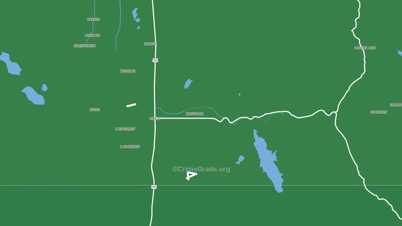 96116, CA Map of Vehicle Theft Rates