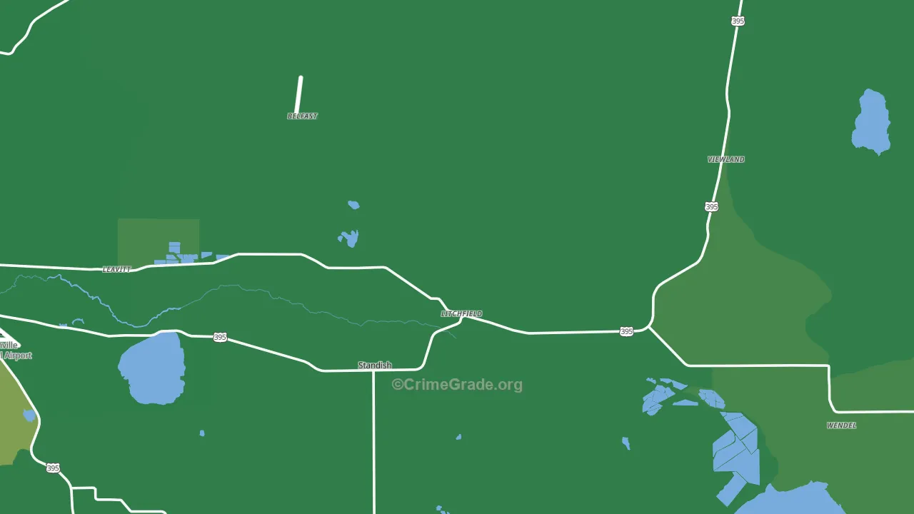 96117, CA Map of Vehicle Theft Rates
