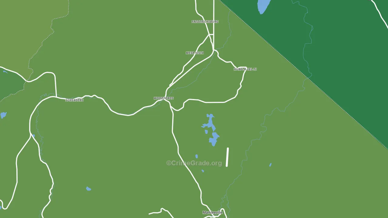 96120, CA Map of Vehicle Theft Rates