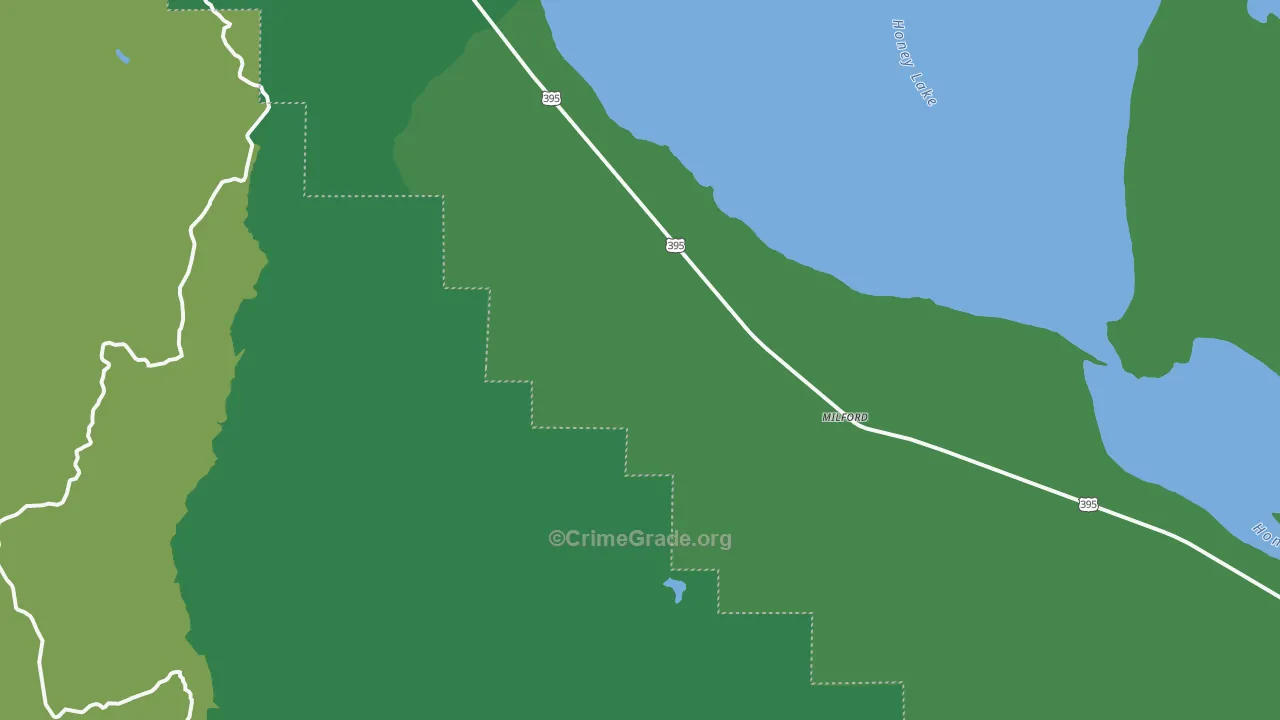 96121, CA Map of Vehicle Theft Rates