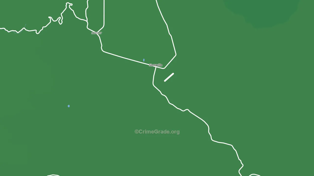 96126, CA Map of Vehicle Theft Rates