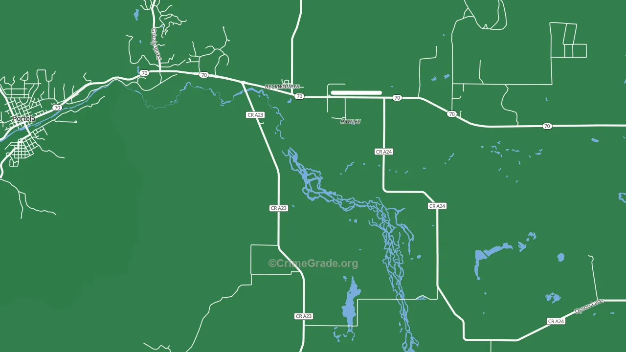96129, CA Map of Vehicle Theft Rates