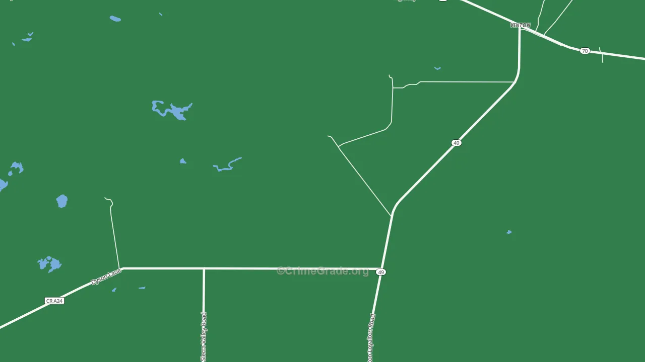 96135, CA Map of Vehicle Theft Rates