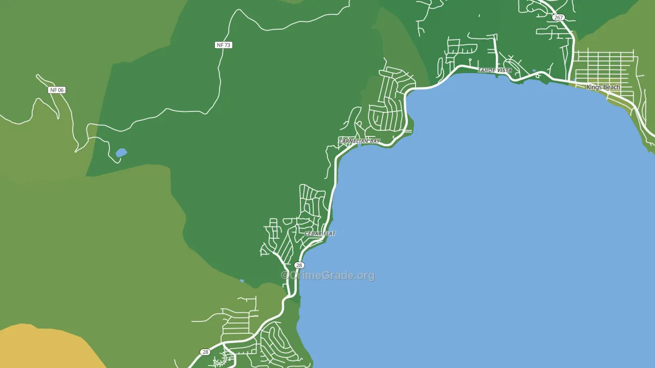 96140, CA Map of Vehicle Theft Rates