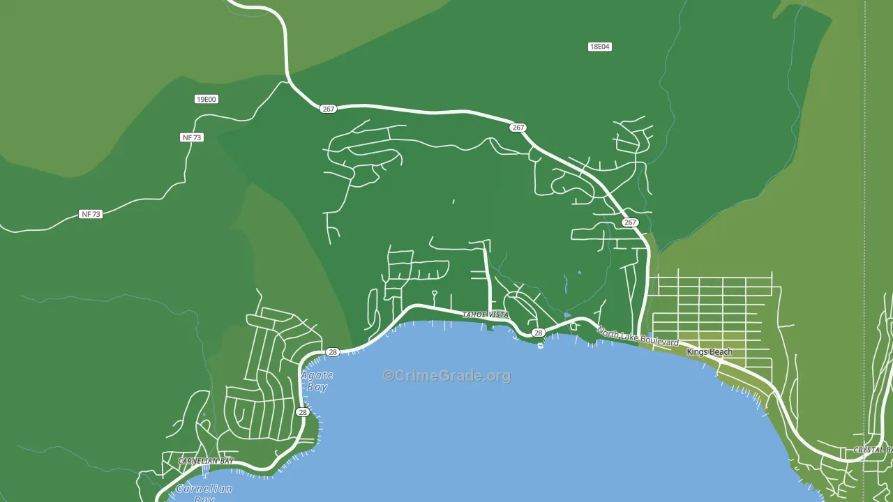 96148, CA Map of Vehicle Theft Rates