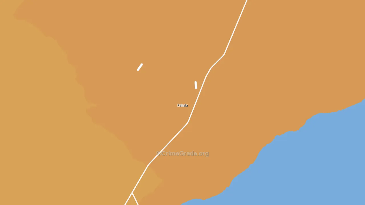 96777, HI Map of Vehicle Theft Rates