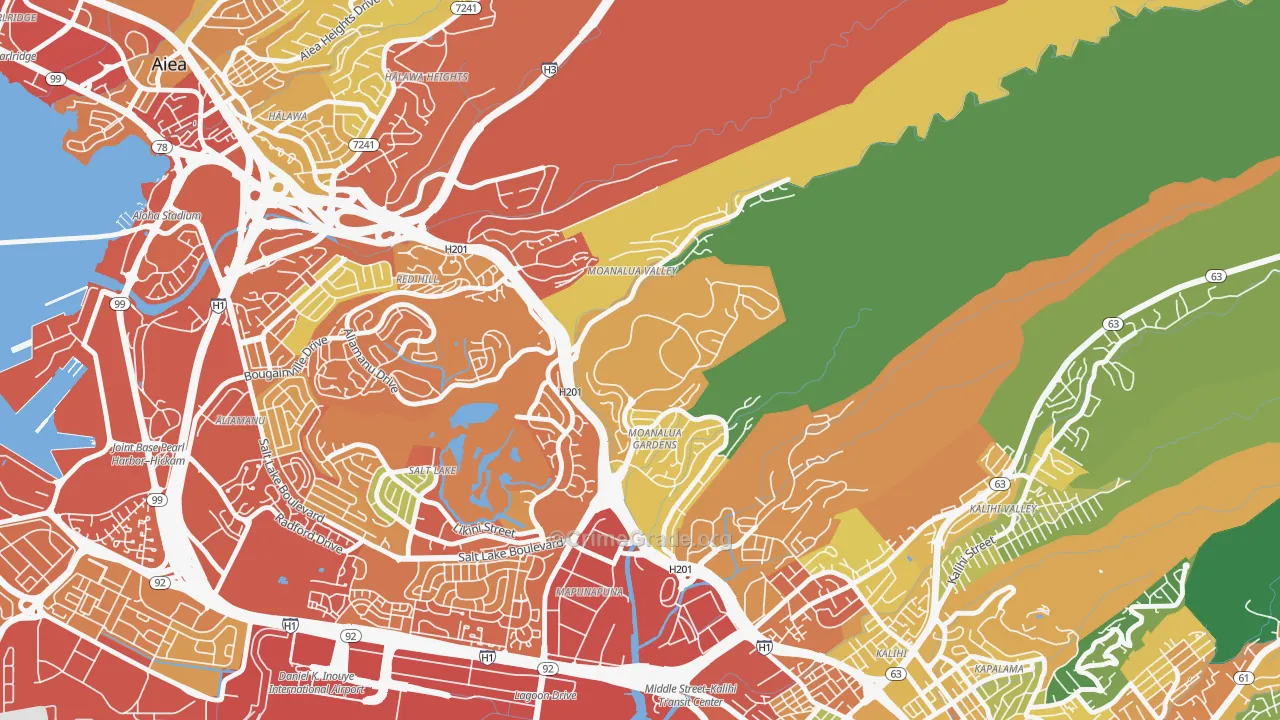 96859, HI Map of Vehicle Theft Rates