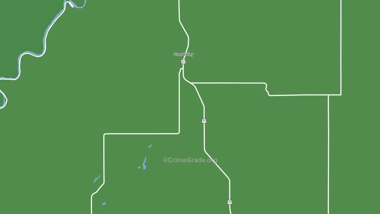 97029, OR Map of Vehicle Theft Rates