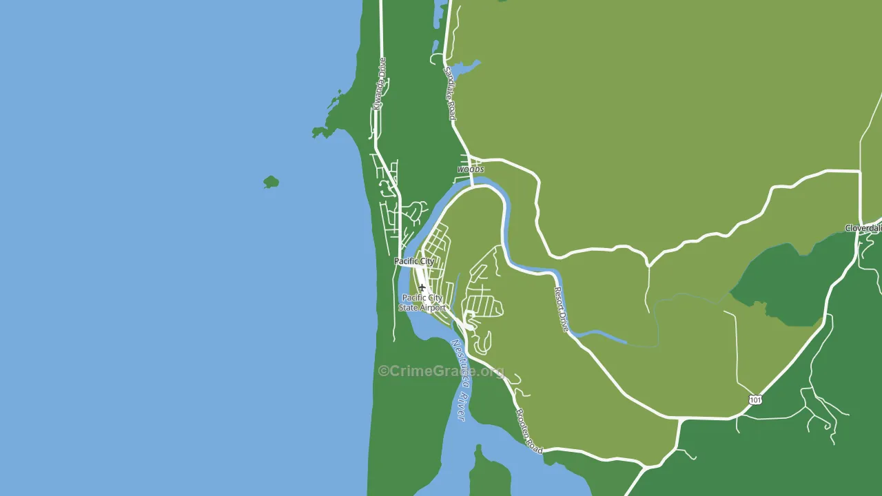97135, OR Map of Vehicle Theft Rates