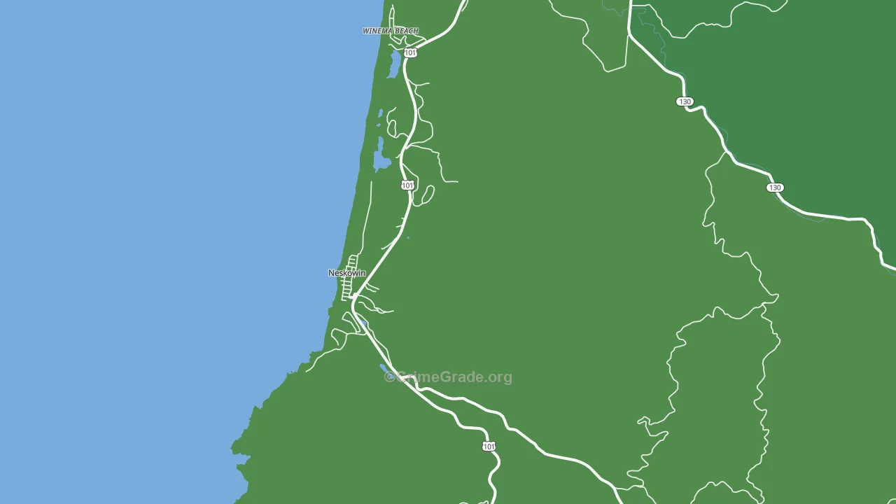 97149, OR Map of Vehicle Theft Rates