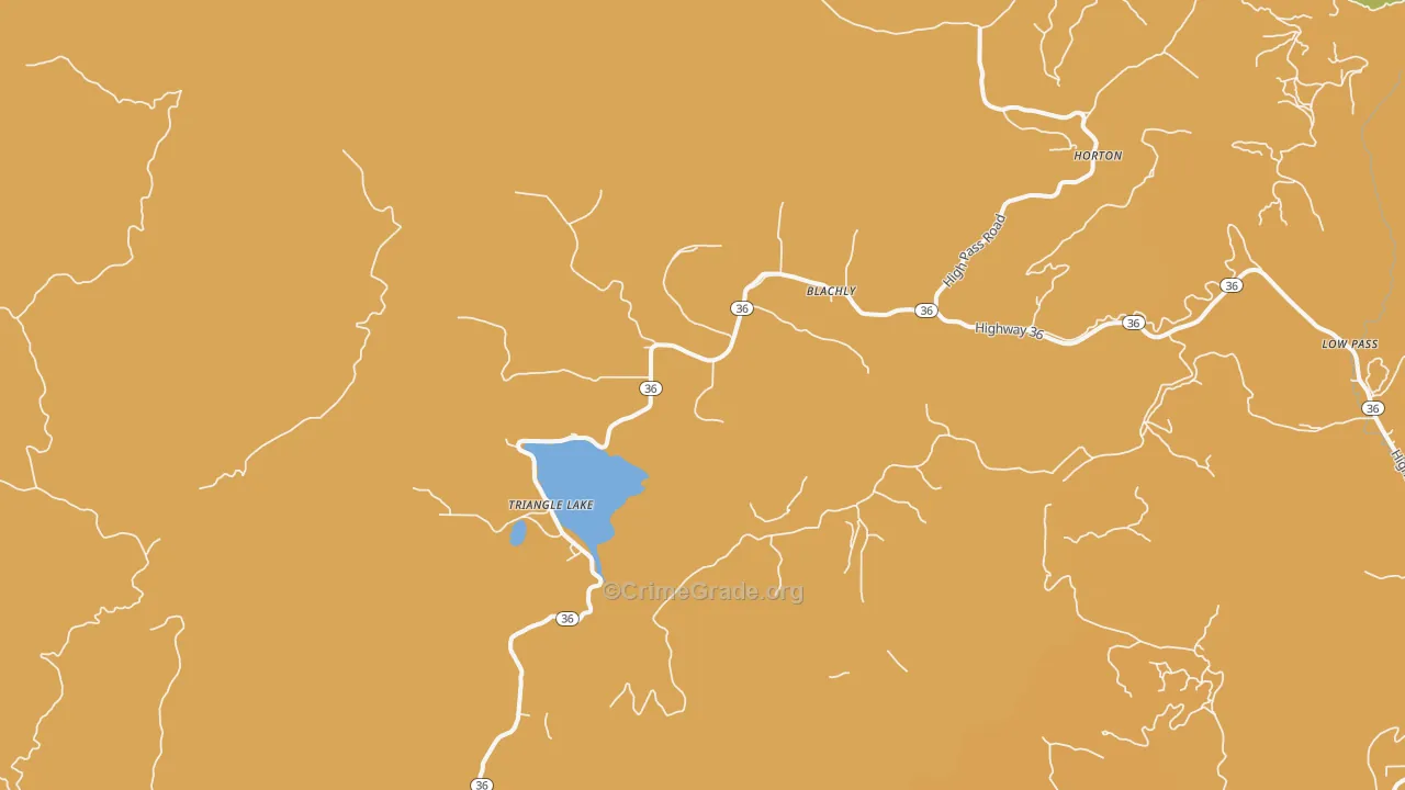 97412, OR Map of Vehicle Theft Rates